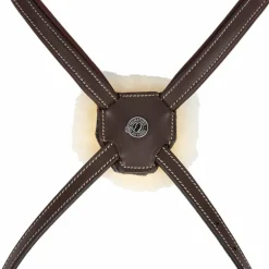 Antarès Sellier - Bridon Signature muserolle croisée têtière anatomique marron