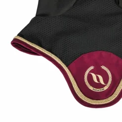 Back On Track - Bonnet pour cheval Night noir/ rouge