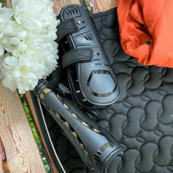 Back On track - Guêtres ouvertes Airflow noir x2