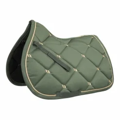 Back On Track - Tapis de selle Night olive