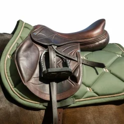 Back On Track - Tapis de selle Night olive