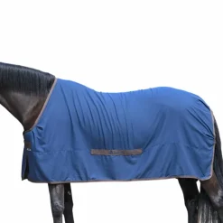 Bucas - Chemise en lin Cool Sheet marine/ coffee