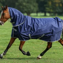 Bucas - Couverture d'extérieur Freedom Turnout Full Neck 150 marine 150g