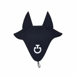 Cavalleria Toscana - Bonnet pour chevaux long marine et blanc