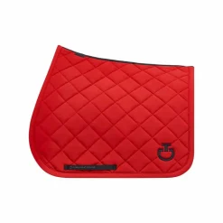 Cavalleria Toscana - Tapis de dressage Glitter rouge coquelicot