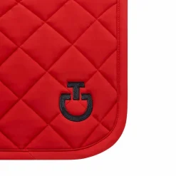 Cavalleria Toscana - Tapis de dressage Glitter rouge coquelicot