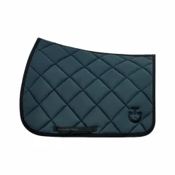 Cavalleria Toscana - Tapis de selle Diamond Quilted Jersey gris anthracite
