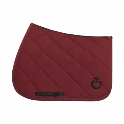 Cavalleria Toscana - Tapis de selle Diamond Quilted Jersey bordeaux