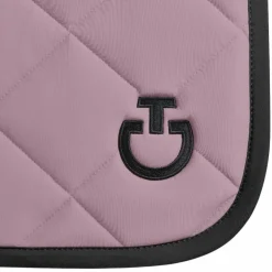 Cavalleria Toscana - Tapis de selle Diamond Quilted Jersey lilas