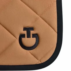Cavalleria Toscana - Tapis de selle Diamond Quilted Jersey caramel