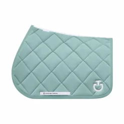 Cavalleria Toscana - Tapis de selle Diamond Quilted Jersey mint green