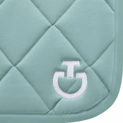 Cavalleria Toscana - Tapis de selle Diamond Quilted Jersey mint green