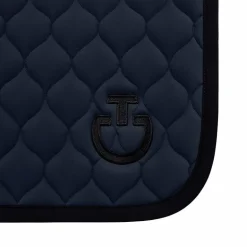 Cavalleria Toscana - Tapis de selle Circular Quilted Jersey marine