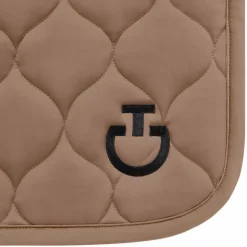 Cavalleria Toscana - Tapis de selle New Circular Quilted Jersey noisette