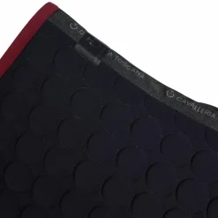 Cavalleria Toscana - Tapis de selle Circle noir/ bordeaux