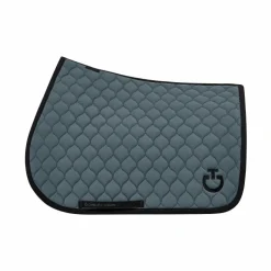 Cavalleria Toscana - Tapis de selle Circular Quilted Jersey gris anthracite