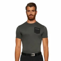 Cavalleria Toscana - T-shirt manches courtes homme performance gris