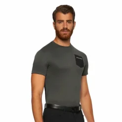 Cavalleria Toscana - T-shirt manches courtes homme performance gris