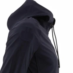 Cavalleria Toscana - Veste softshell à capuche homme marine