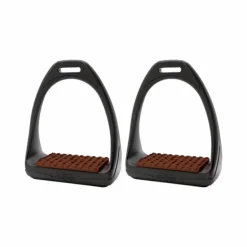 Compositi - Étriers Soft reflex noir/ marron