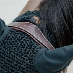 Dyon - Bridon muserolle combinée Tressé havane