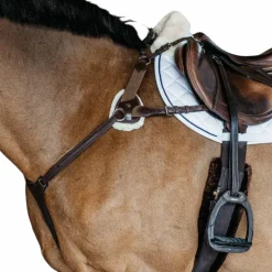 Dyon - Collier de chasse 5 points élastique New English Collection marron