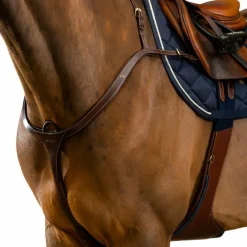 Dyon - Collier de chasse long pont D Collection brun