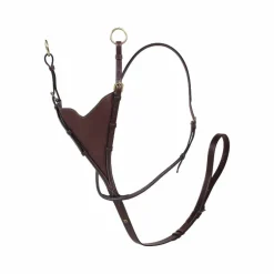 Dyon - Martingale pleine en cuir souple Dyon Collection marron