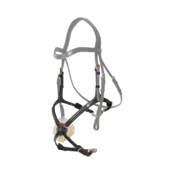 Dyon - Muserolle en 8 chaîne D Collection noir