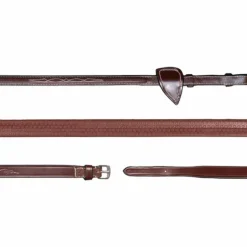 Dyon - Rênes caoutchouc 5/8 US Collection brun