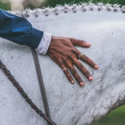 Dyon - Rênes tressées 5/8 US Collection marron