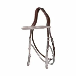 Dyon - Têtière hackamore US Collection marron