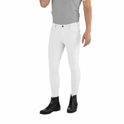 Ego7 - Pantalon d'équitation homme Jumping EJ blanc
