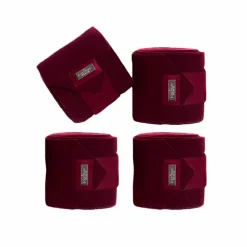 Equestrian Stockholm - Bandes de polo Bordeaux (x4)
