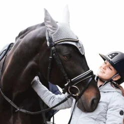 Equestrian Stockholm - Bonnet pour cheval Crystal Grey
