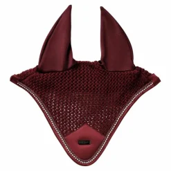 Equestrian Stockholm - Bonnet pour chevaux Modern Crystal bordeaux