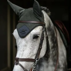 Equestrian Stockholm - Bonnet pour chevaux Modern Avenue Green vert armé