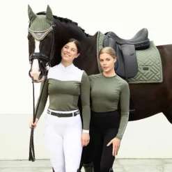 Equestrian Stockholm - Bonnet pour chevaux Striking Valley vert
