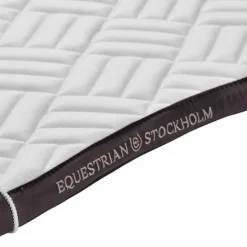 Equestrian Stockholm - Tapis de selle Modern White Dark Violet