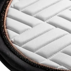 Equestrian Stockholm - Tapis de selle Modern Dark Ocean blanc/ marine