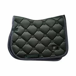 Equestrian Stockholm - Tapis de selle Avenue Green vert armé