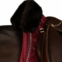 Equestrian Stockholm - Tapis de selle Crystal bordeaux