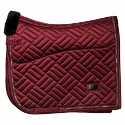 Equestrian Stockholm - Tapis de dressage Crystal bordeaux