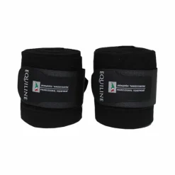 Equiline - Bandes de repos Stable noir (x2)