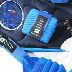 Equiline - Bandes de travail élastiques avec polaire Royal (x2)