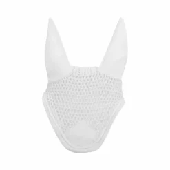 Equithème - Bonnet chasse-mouches Polyfun blanc