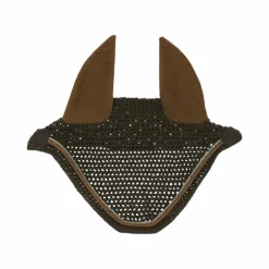 Equithème - Bonnet pour chevaux Hexalight marron