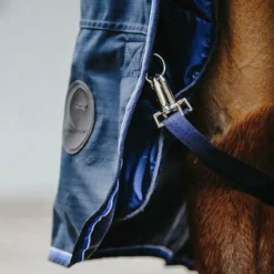 Equithème - Couverture d'extérieur Classic 1200D marine 0g