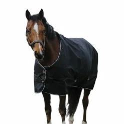 Equithème - Couverture d'extérieur Tyrex 600D 0g noir