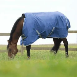 Equithème - Couverture Tyrex 600D recyclée marine 50g